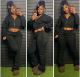 Whatever I like stacked sweatsuit