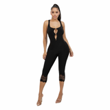 Preety After Hours Lace Capri Jumpsuit