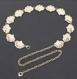 Seashell chain belt