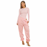 Cutie Patootie Jogger Set- Long Sleeve