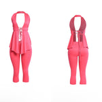 Halter capri set