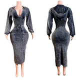Preety hoodie dress