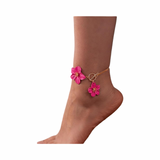 Bloom Charm Chain Anklet 2