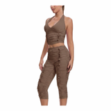Preety Halter Capri Set