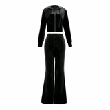 Black Girl Magic Velvet Tracksuit