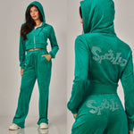 Preety Spoiled Velour Set