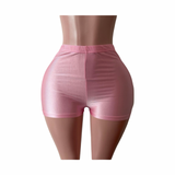 Preety Glossy Shorts