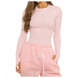 Cutie Patootie Jogger Set- Long Sleeve