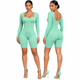 Mint To Be Sculpted Romper
