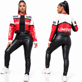 Winner’s Circle Cropped Moto Jacket