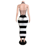 Paradise Striped Maxi Dress