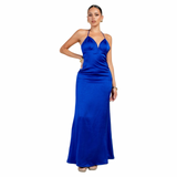 Grand Entrance Satin Maxi Dress