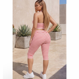 Enjoying The City Stripe Capri Set