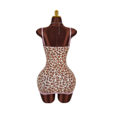 Leopard Lace Dress