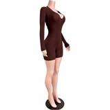 Preety After Hours Lace Up Romper