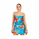 Tropical Sunset Beaded Dress
