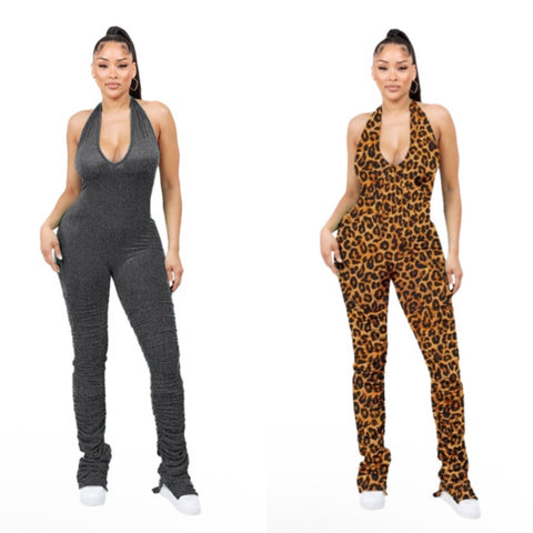 Halter ruched jumper