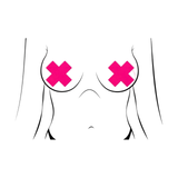 Hot Pink Cross Pasties