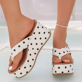 Polka Doll Platz Sandals