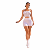Lace Me Up Ribbed Set