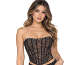 Lace Me In Diamonds Corset