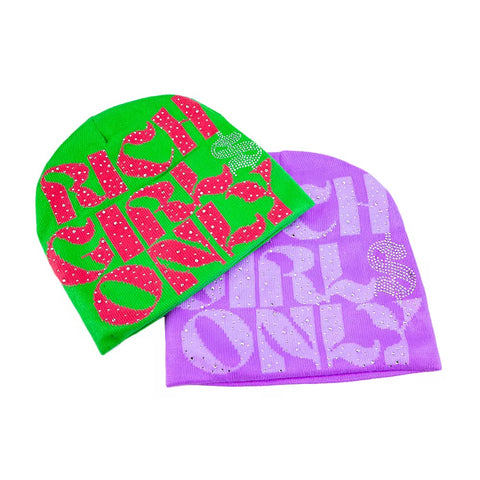 Rich girls only beanie