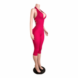 Summer Pop Capri Jumpsuit