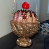Birthday Girl Cupcake Shoulder Clutch Purse