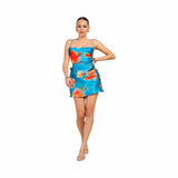 Tropical Sunset Beaded Dress