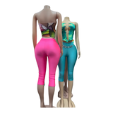 Pop of Color Capri Pants