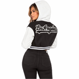 Los Angeles Patch Varsity Hooded Jacket
