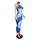 Preety Enrgy tie dye dress w/headband