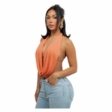 Preety Glitter Halter Top