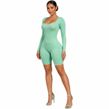 Mint To Be Sculpted Romper