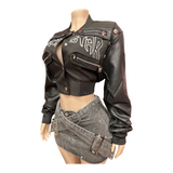 Rockstar crop jacket