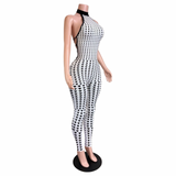 Point Taken Knit Lace Up Jumpsuit