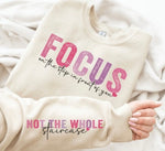 Focus on the step graphic sweatshirt