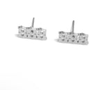 Angel number 888 stud earring
