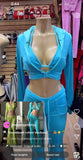 Passport Sweetheart Velour 3pc tracksuit
