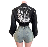 Rockstar crop jacket