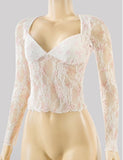 Girl in ribbon top