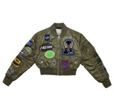 Co exist patches bomber jacket