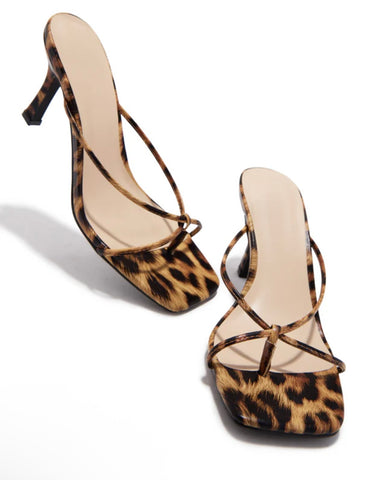 Leopard heels