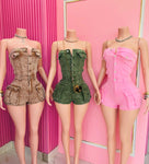 Ash denim tube romper