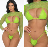 Lit girl swim set