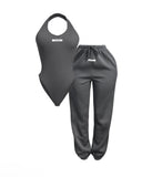 Cutie patootie halter bodysuit set