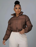 It girl crop puffer jacket