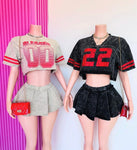 Blessed varsity skirt set