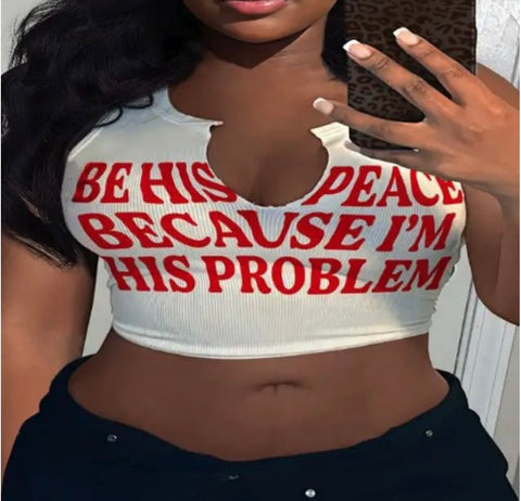 Be his peace crop top