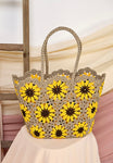 SunFlowers crochet bag